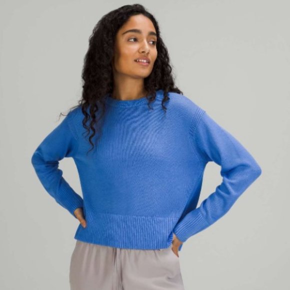 Lululemon Cashlu Boxy Crewneck Sweater M\L - Picture 1 of 6